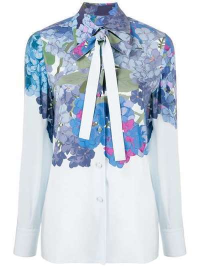 Valentino блузка с цветочным принтом TB3AB16D57D
