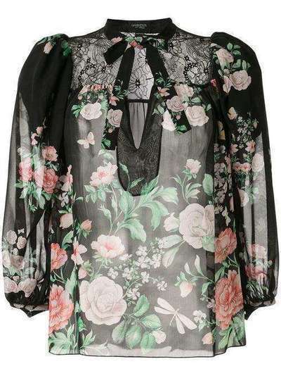 Giambattista Valli блузка с цветочным принтом 20SSRVCI1636