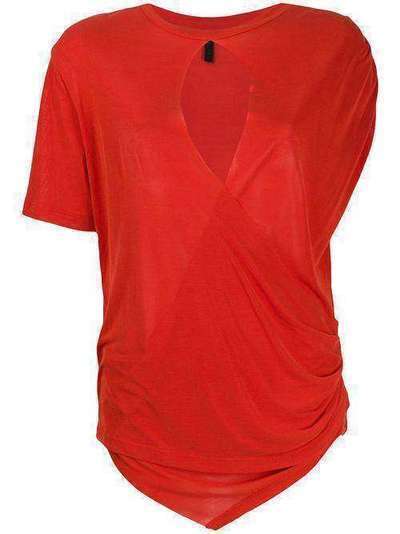 UNRAVEL PROJECT блузка с эффектом потертости UWAA035E191210011900