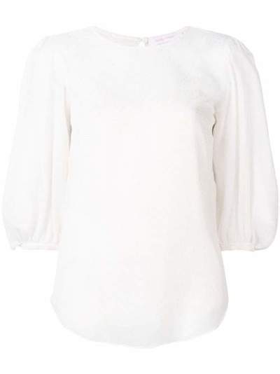 See by Chloé блузка 'Point D'esprit' с пышными рукавами CHS19SHT07023