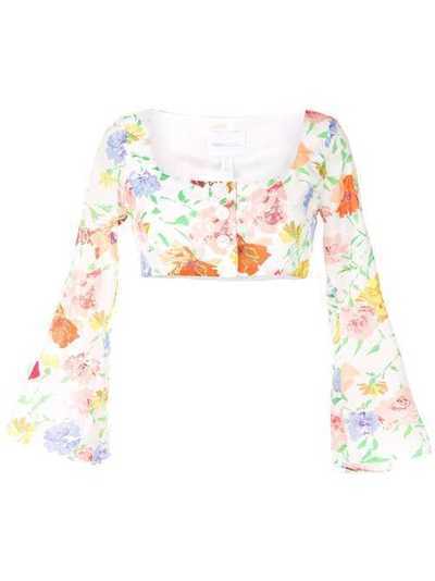 Alice McCall блузка Picasso с цветочным принтом AMT2957PORCELAIN