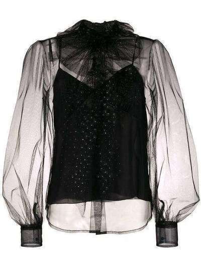 Marc Jacobs декорированная блузка с бантом W2190204