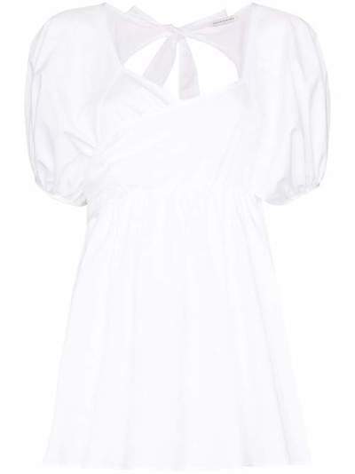 Cecilie Bahnsen блузка с запахом и объемными рукавами SS200016ANGIEBLOUSE
