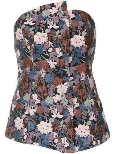 Tufi Duek floral jacquard top 464800048