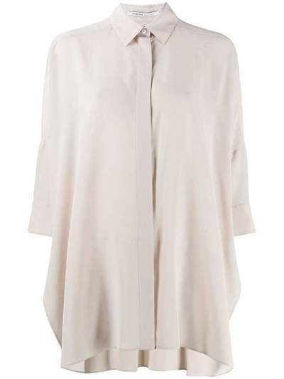 Agnona блузка свободного кроя с рукавами три четверти U4104D605OY