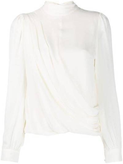 Michael Michael Kors блузка с запахом и длинными рукавами MH94LZ6B06