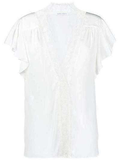 Alberta Ferretti lace-embroidered blouse A02226619