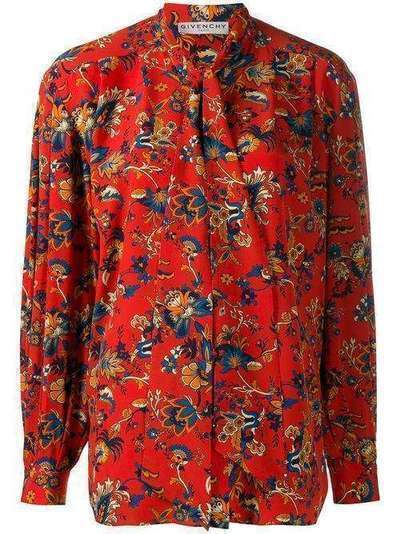 Givenchy блузка с цветочным принтом и бантом BW60P0131E