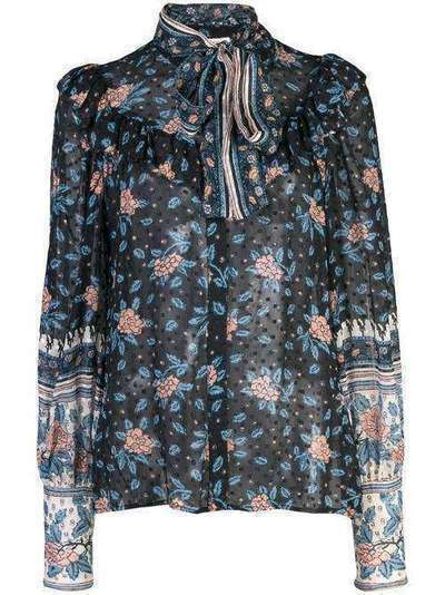Ulla Johnson блузка с цветочным принтом PF190234