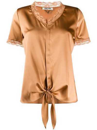 Max & Moi атласная блузка с кружевом E20HARIANA