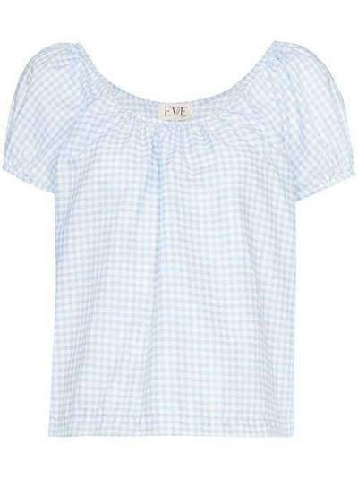 Eve Denim блузка Camille в клетку гингем EV0454000BABYBLUEGINGHAM