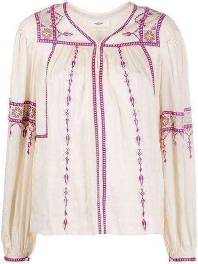 Isabel Marant Étoile блузка с вышивкой HT164020P030E