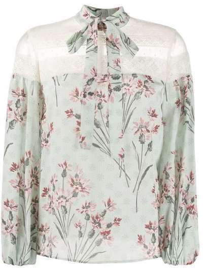 RedValentino блузка с цветочным узором TR3ABC554SE