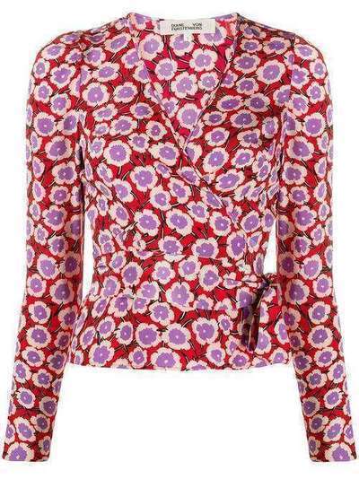 DVF Diane von Furstenberg блузка Alexia с запахом 13778DVF