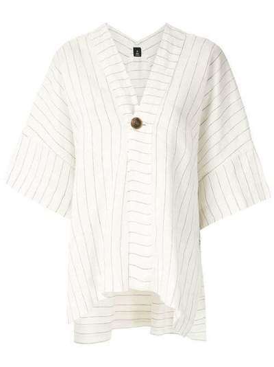 Osklen блузка со вставками 59479