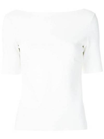 Gloria Coelho блузка с вырезом-лодочкой V20I003