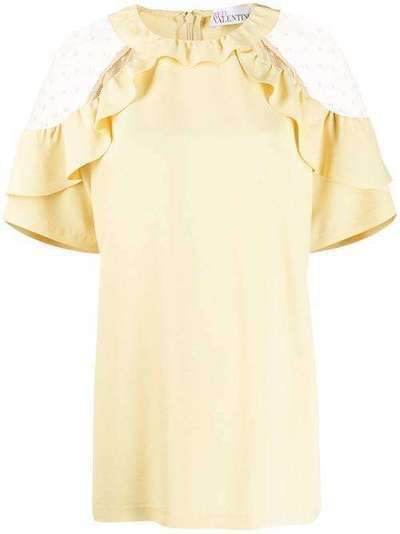 RedValentino прозрачная блузка TR3AAA954S6