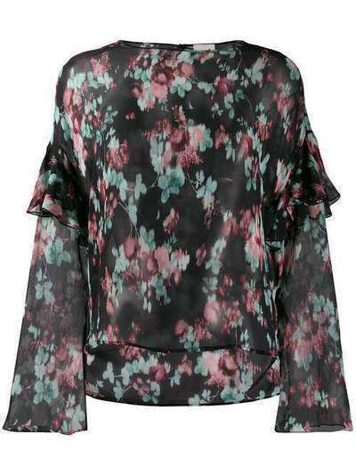 L'Autre Chose блузка с цветочным принтом BJ520567001S990
