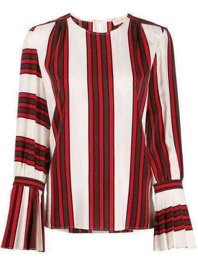 Tory Burch striped flare-sleeve blouse 60026