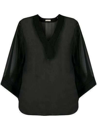 Emilio Pucci полупрозрачная блузка 0HRM160H652