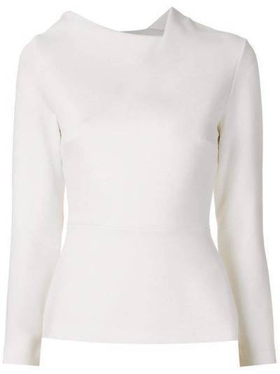 Gloria Coelho asymmetric neck blouse I20I015