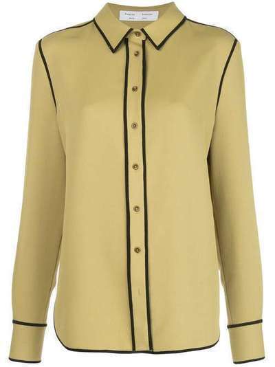 Proenza Schouler White Label блузка с контрастной окантовкой WL2034159BY169
