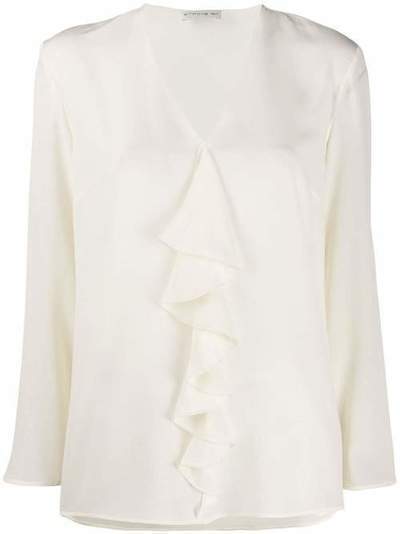 Etro блузка с длинными рукавами и оборками 136058500
