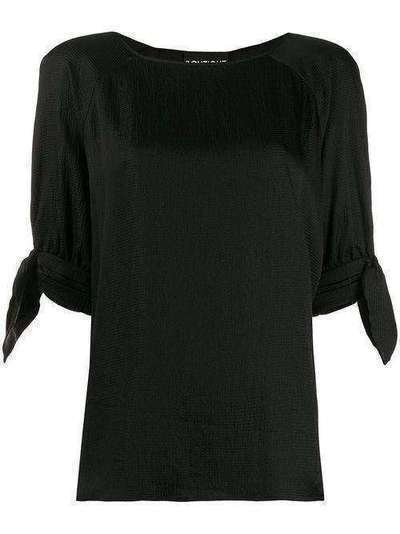 Boutique Moschino блузка с завязками на манжетах A02081135