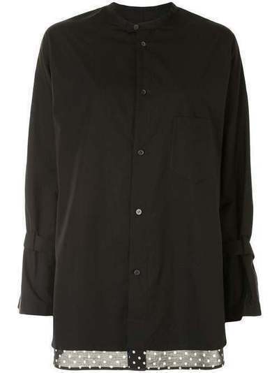 Yohji Yamamoto блузка в горох FBB521