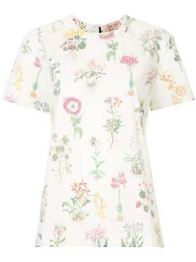 Nº21 блузка с цветочным узором N2MG1640419