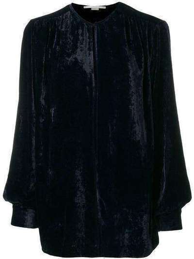 Stella McCartney бархатная блузка с прорезью 411846SJB87