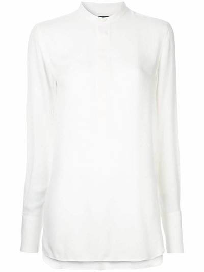 Polo Ralph Lauren блузка с воротником-стойкой 211735612002