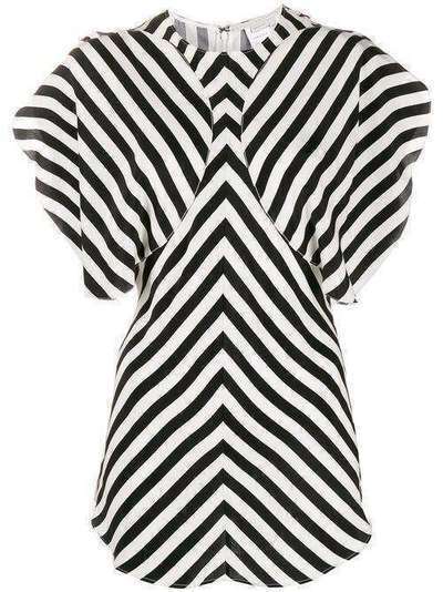 Stella McCartney блузка в полоску со вставками 600849SOA48
