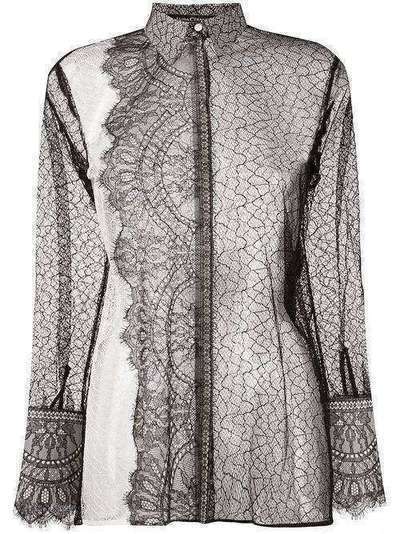 Luisa Cerano прозрачная блузка с длинными рукавами 2181862421