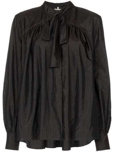 Rosie Assoulin блузка с длинными рукавами и бисерной отделкой 192T05