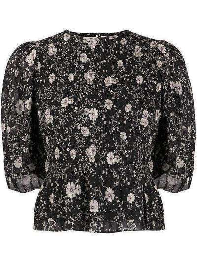 Isabel Marant Étoile блузка с цветочным принтом и эластичным поясом 20PHT170220P040E