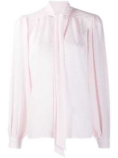 Givenchy блузка в полоску с бантом BW60PX12JB