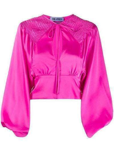 The Attico приталенная блузка со сборками 201WCT14E011