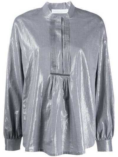 Fabiana Filippi блузка с эффектом металлик CAD260W8310000A600