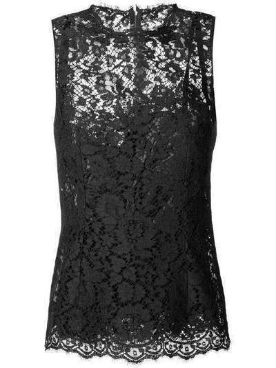 Dolce & Gabbana sleeveless lace top F7U33THLMHW