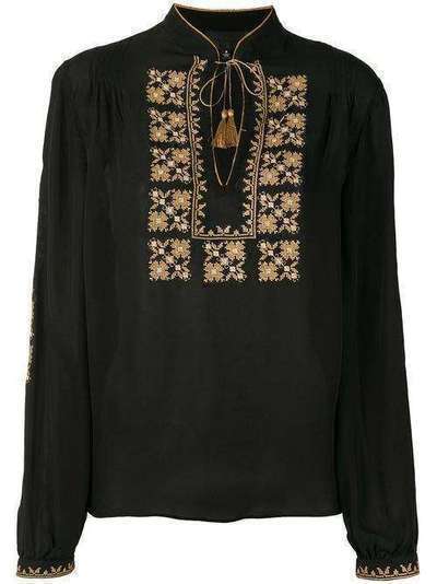 Nili Lotan блузка с вышивкой 10729W686