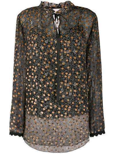 See by Chloé блузка с цветочным принтом CHS19WHT41028