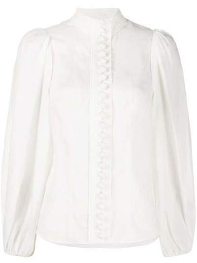 Zimmermann приталенная блузка с длинными рукавами 7933TBRI