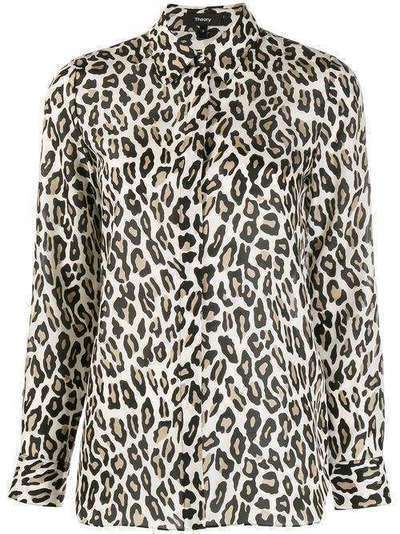 Theory блузка с леопардовым принтом K0102505