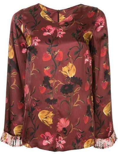 Mother Of Pearl flared sleeve blouse PAW183487BKATHLEEN