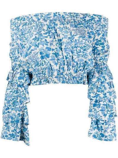 Polo Ralph Lauren off the shoulder floral blouse 211792731
