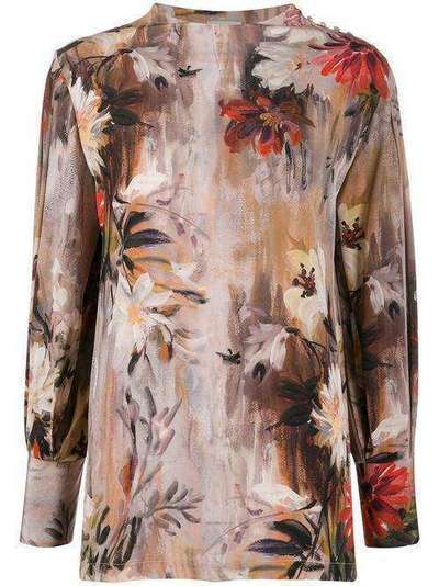 L'Autre Chose блузка с цветочным принтом OJ520600002S100