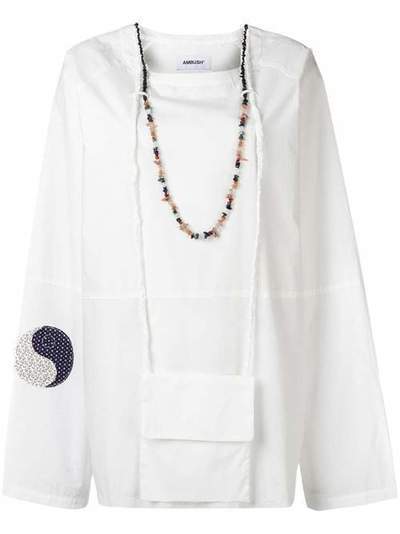 AMBUSH блузка оверсайз с длинными рукавами 12111691