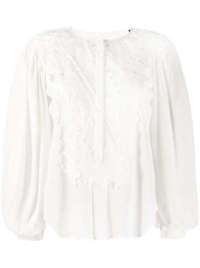 Isabel Marant блузка Londrina с вышивкой HT172920E024I