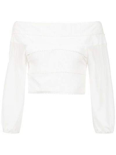 Olympiah panelled cropped top 119290